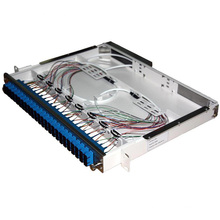 Graue Schubschublade Typ 24 Port Faser Patch Panel